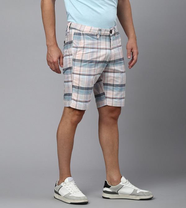 Beverly Hills Polo Club  Clothing - Pink Casual Shorts