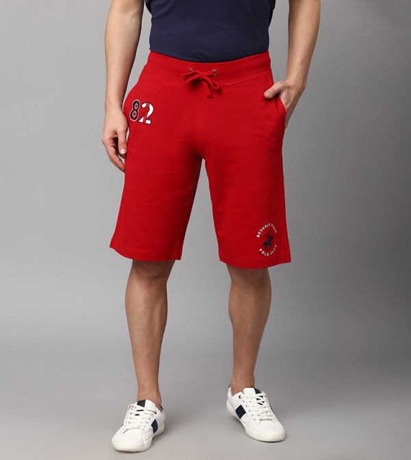 بيفرلي هيلز بولو كلوب  شورتات - أحمر شورتات رياضة