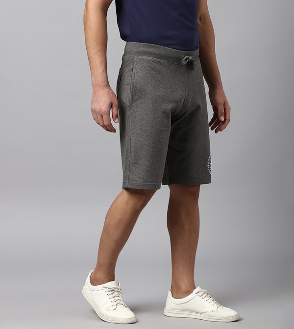 Beverly Hills Polo Club  Shorts - Grey Casual Shorts