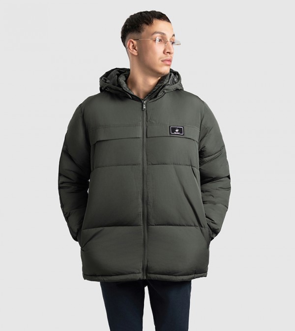 Beverly Hills Polo Club  Jackets & Coats - Grey Puffer Jackets