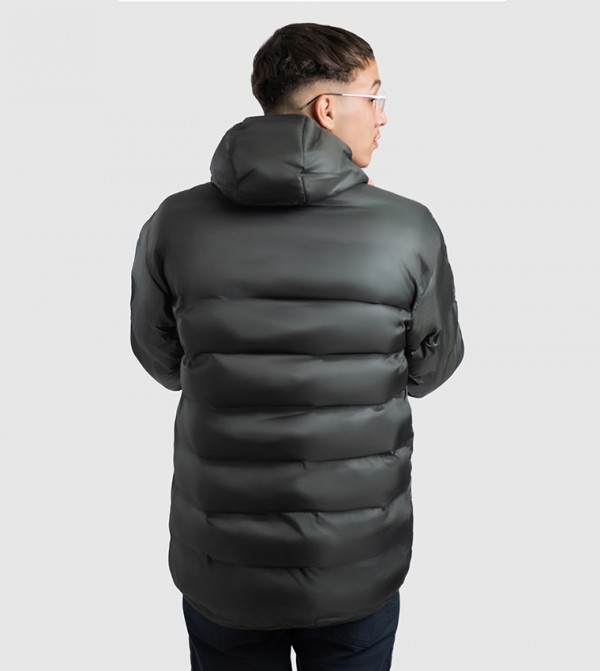 Beverly Hills Polo Club  Puffer Jackets - Dark Grey Puffer Jackets