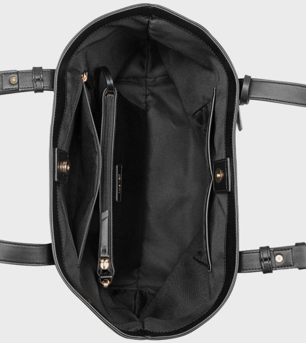 ناين وست حقائب توت - أسود حقائب يد كبيرة