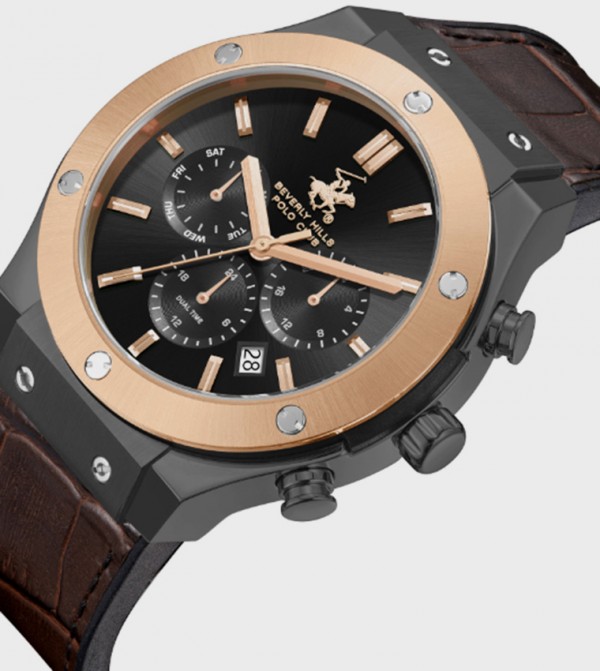 بيفرلي هيلز بولو كلوب  ساعات - بني داكن ساعات 