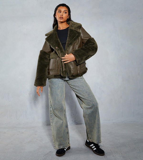 MissPap MissPap - Khaki Puffer & Quilted Jackets