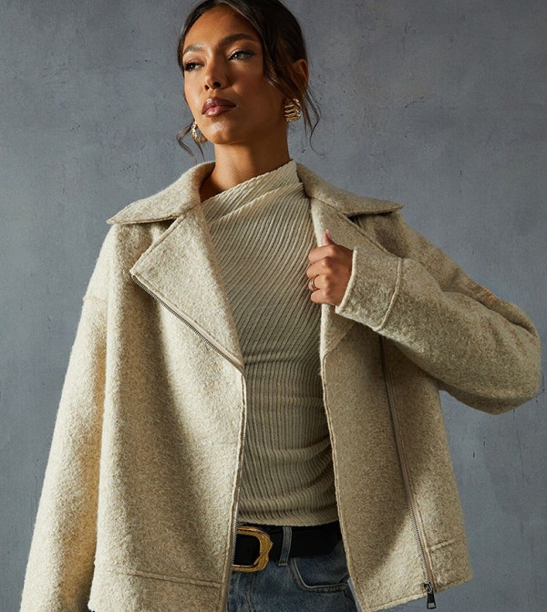 MissPap  - Beige Casual Jackets