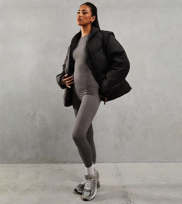 MissPap - Black Puffer & Quilted Jackets