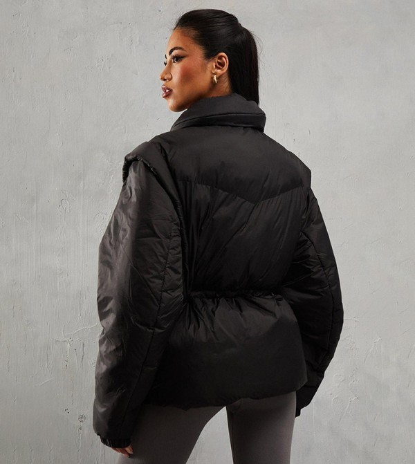 MissPap - Black Puffer & Quilted Jackets