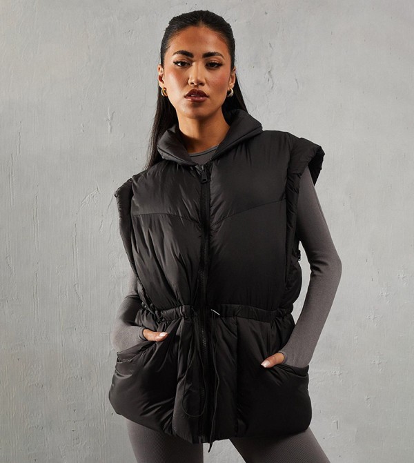 MissPap - Black Puffer & Quilted Jackets