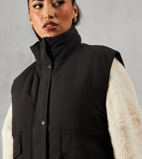 MissPap  - Black Puffer & Quilted Jackets