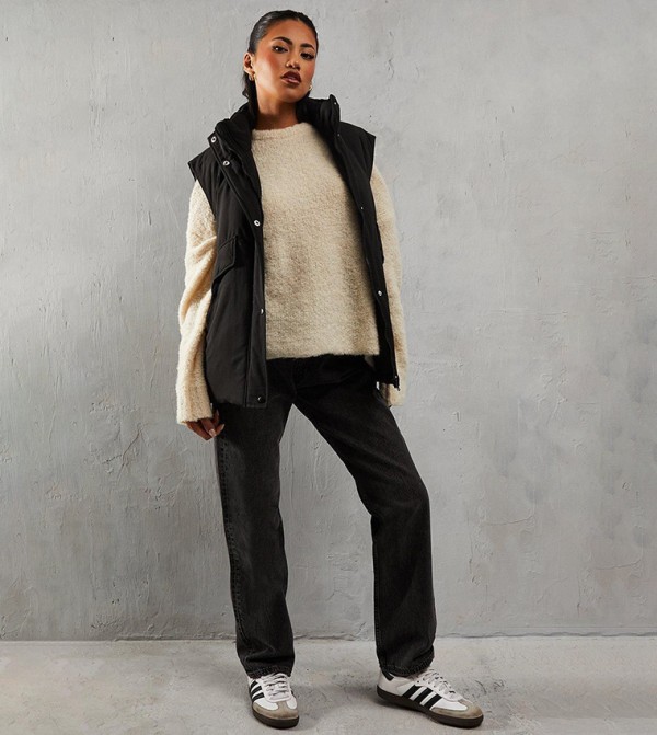 MissPap  - Black Puffer & Quilted Jackets