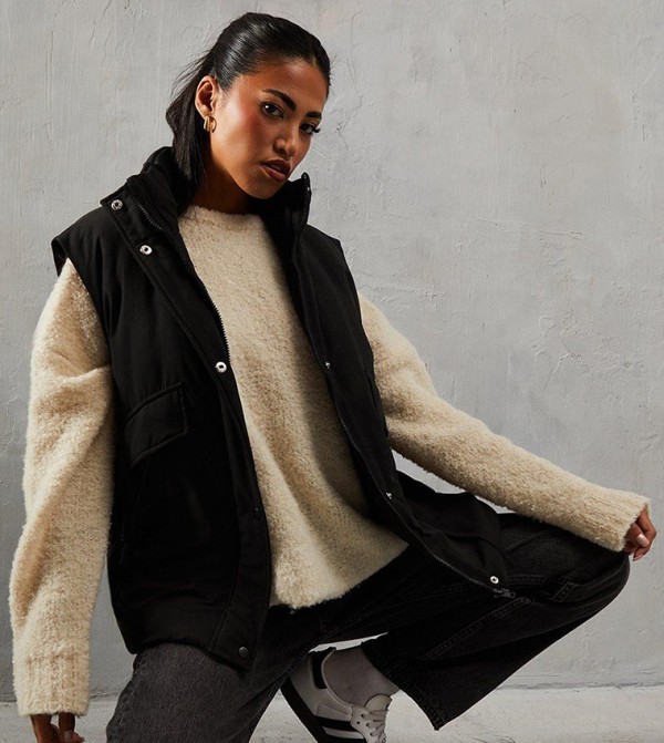 MissPap  - Black Puffer & Quilted Jackets