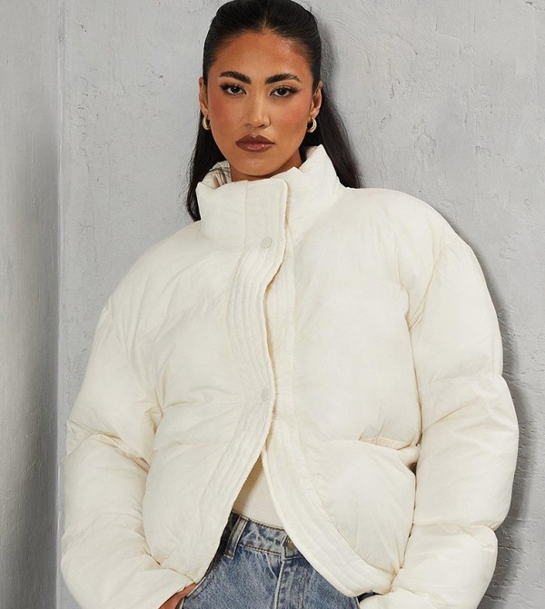 MissPap MissPap - Cream Puffer & Quilted Jackets