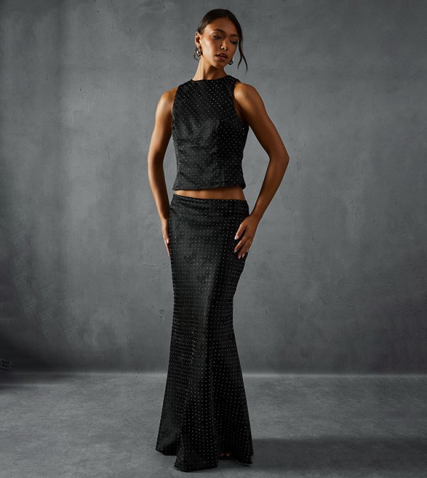 MissPap  Clothing Sets - Black Co-Ord Set