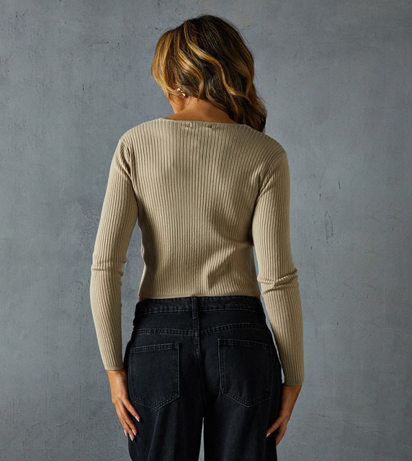 MissPap MissPap - Beige Casual Tops