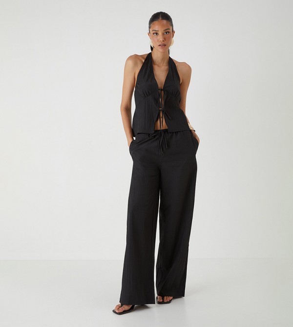 MissPap  Clothing Sets - Black Co-Ord Set
