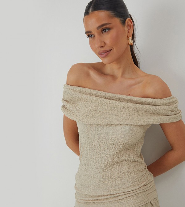 MissPap MissPap - Beige Casual Tops