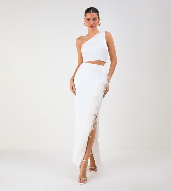 مس باب  ملابس - أبيض Co-Ord Set