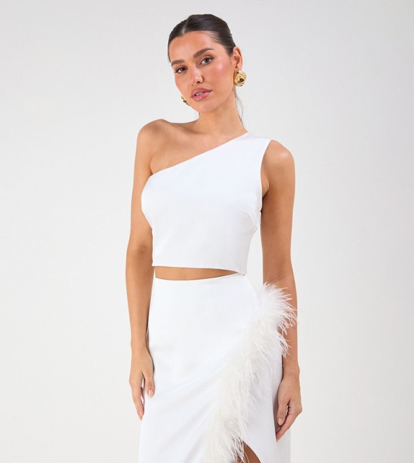 مس باب  ملابس - أبيض Co-Ord Set