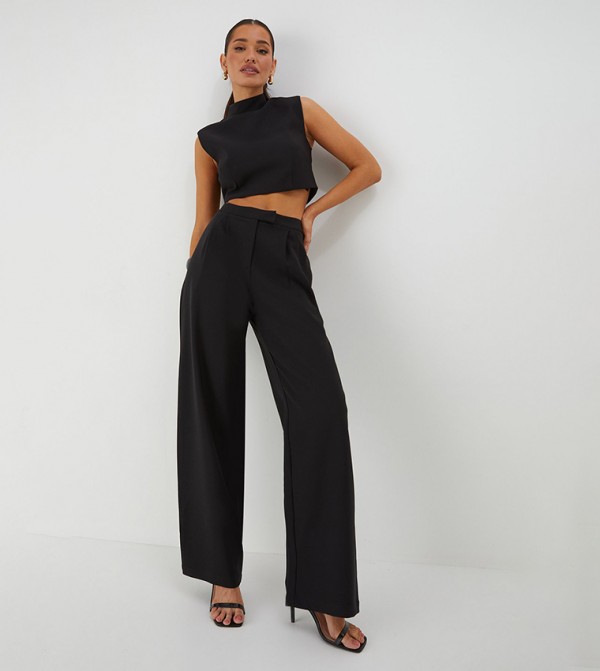 MissPap  Clothing Sets - Black Co-Ord Set