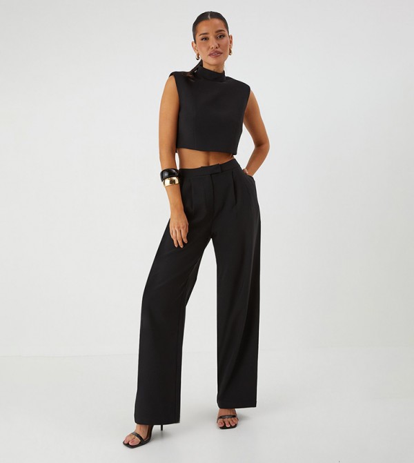 MissPap  Clothing Sets - Black Co-Ord Set