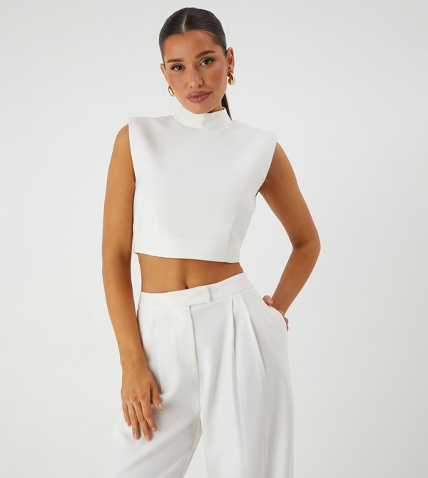 MissPap  Clothing Sets - White Co-Ord Set
