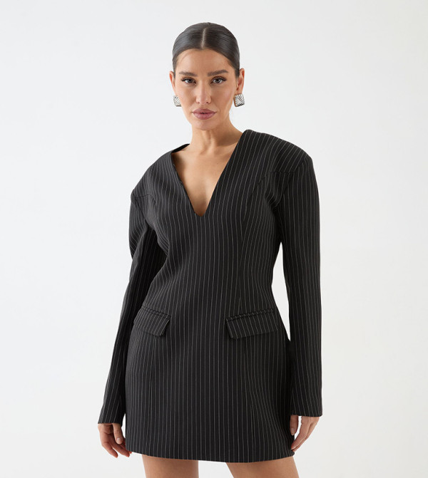 MissPap  Dresses - Black Mini Dresses