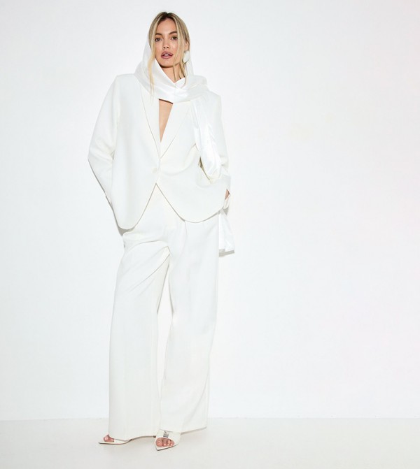 مس باب جاكيتات ومعاطف - أبيض بليزرات