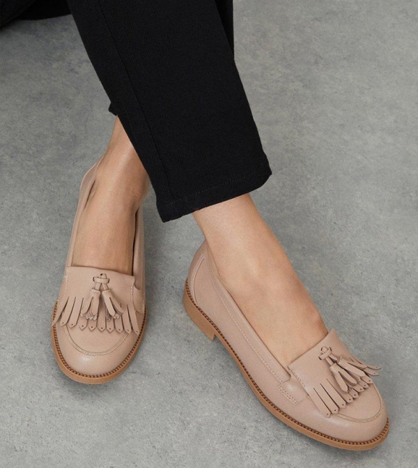 Dorothy Perkins  - Taupe Loafers/Moccasins
