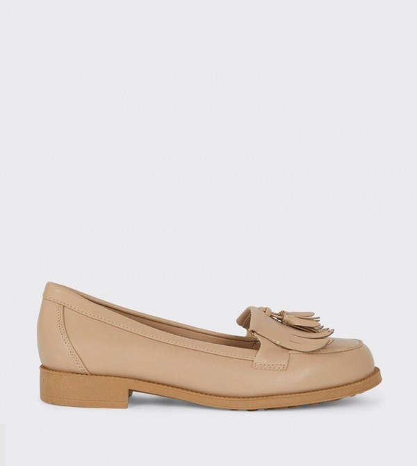 Dorothy Perkins  - Taupe Loafers/Moccasins