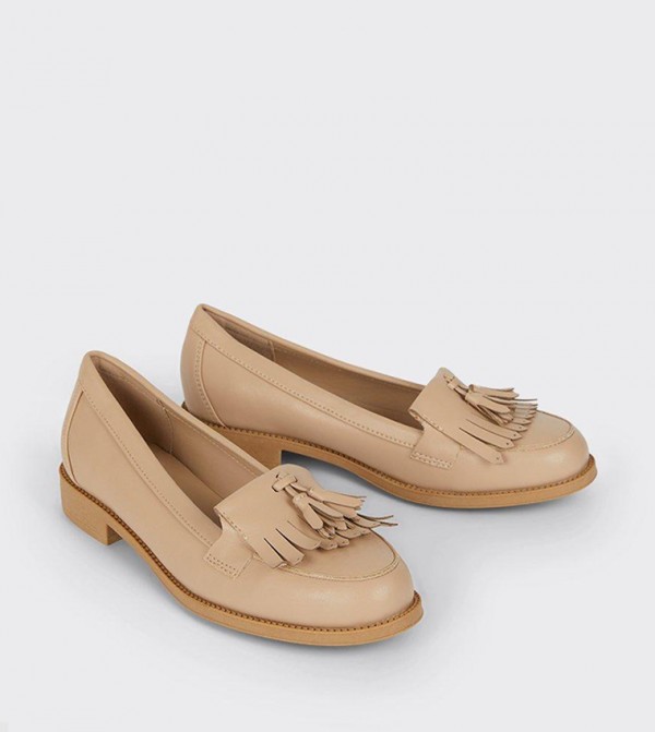 Dorothy Perkins  - Taupe Loafers/Moccasins