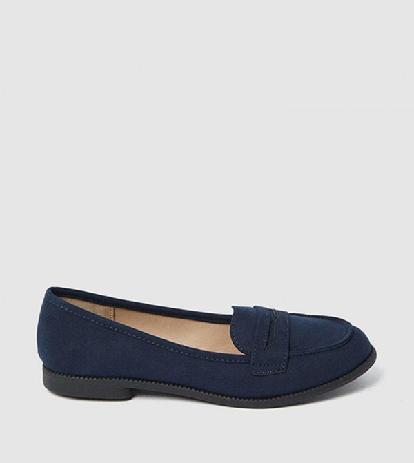 Dorothy Perkins - Navy Loafers/Moccasins