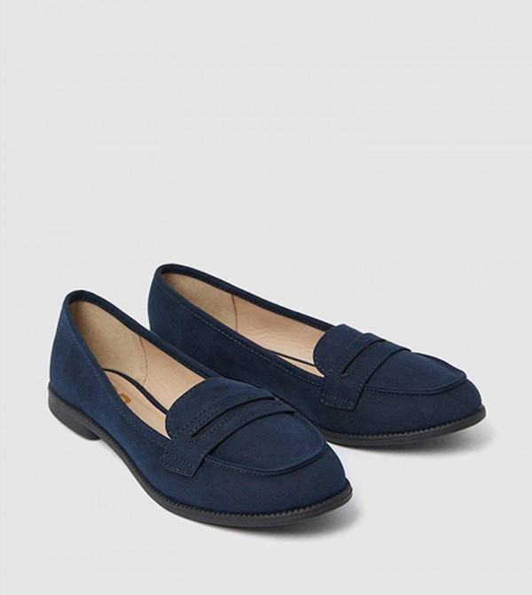 Dorothy Perkins - Navy Loafers/Moccasins