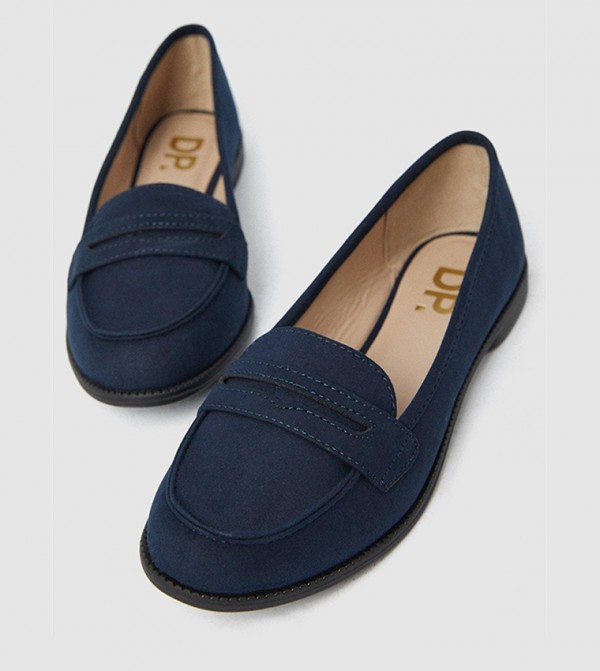 Dorothy Perkins - Navy Loafers/Moccasins