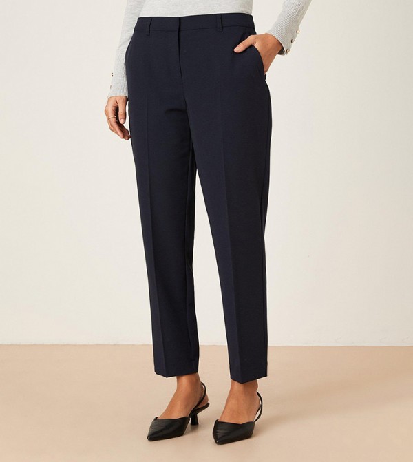Dorothy Perkins  Pants & Leggings - Navy Regular Pants
