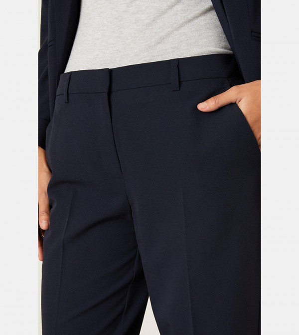 Dorothy Perkins  Pants & Leggings - Navy Regular Pants
