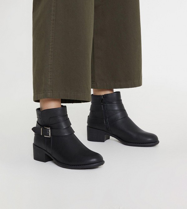 Dorothy Perkins  - Black Ankle Boots