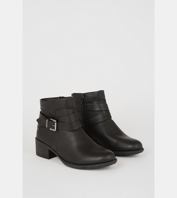 Dorothy Perkins  - Black Ankle Boots