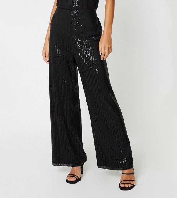 Dorothy Perkins  - Black Regular Pants