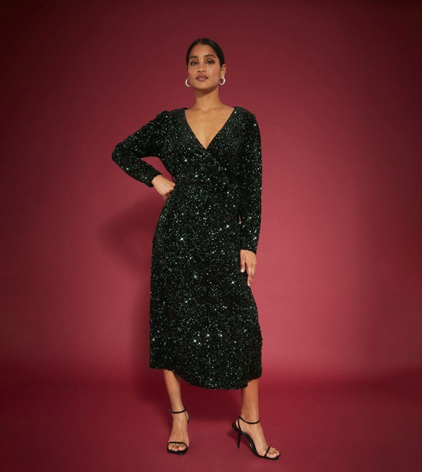 Dorothy Perkins - Outlet  - Green Midi Dresses