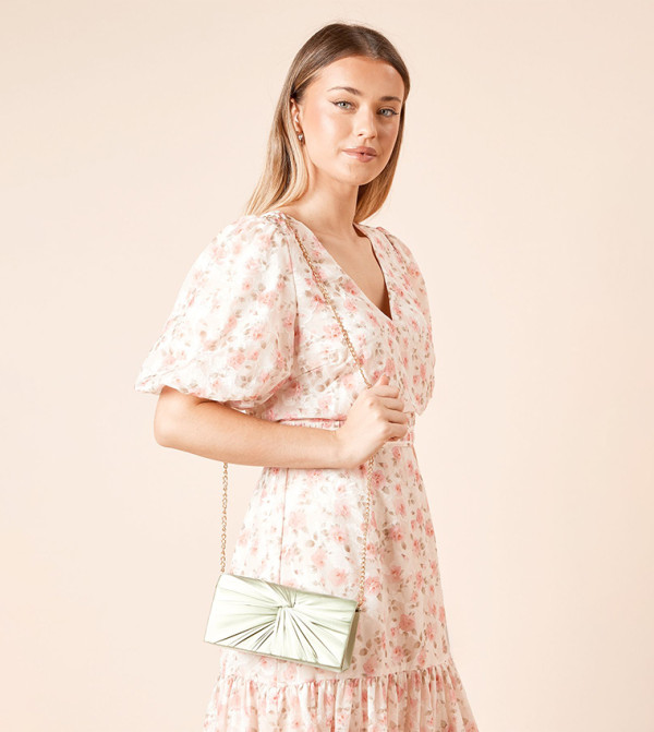 Dorothy Perkins  wedding-guest - Green Clutches