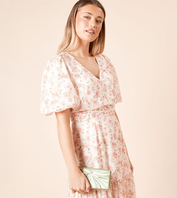 Dorothy Perkins  wedding-guest - Green Clutches