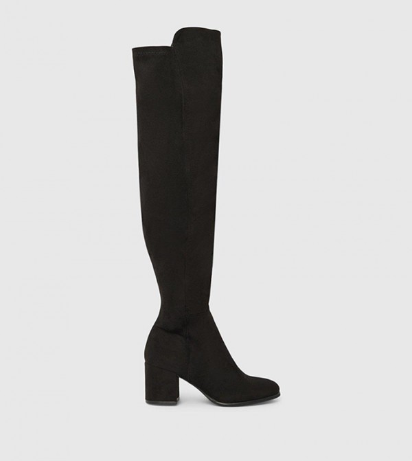 Dorothy Perkins Boots - Black Knee High Boots