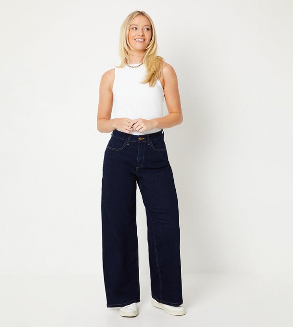 Dorothy Perkins Dorothy Perkins - Navy Wide Leg