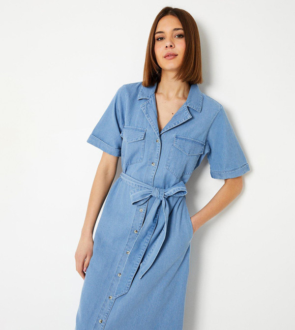 Dorothy Perkins Clothing - Blue Casual Dresses