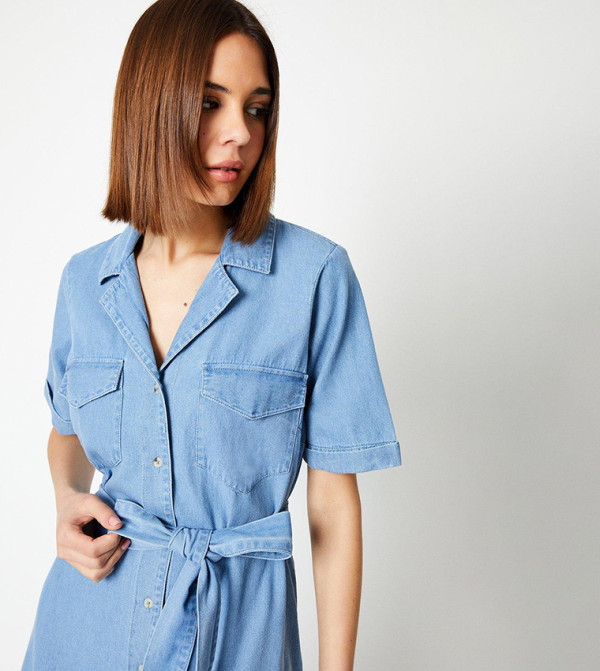 Dorothy Perkins Clothing - Blue Casual Dresses