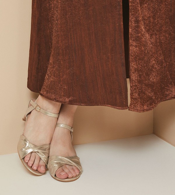 Good For the Sole  - Gold Heels