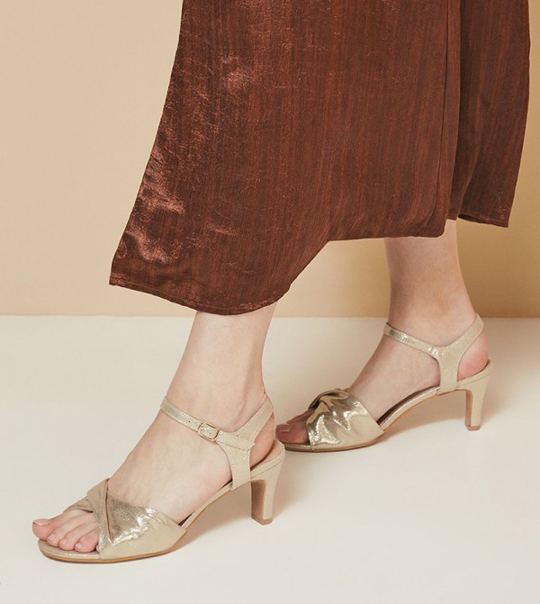 Good For the Sole  - Gold Heels