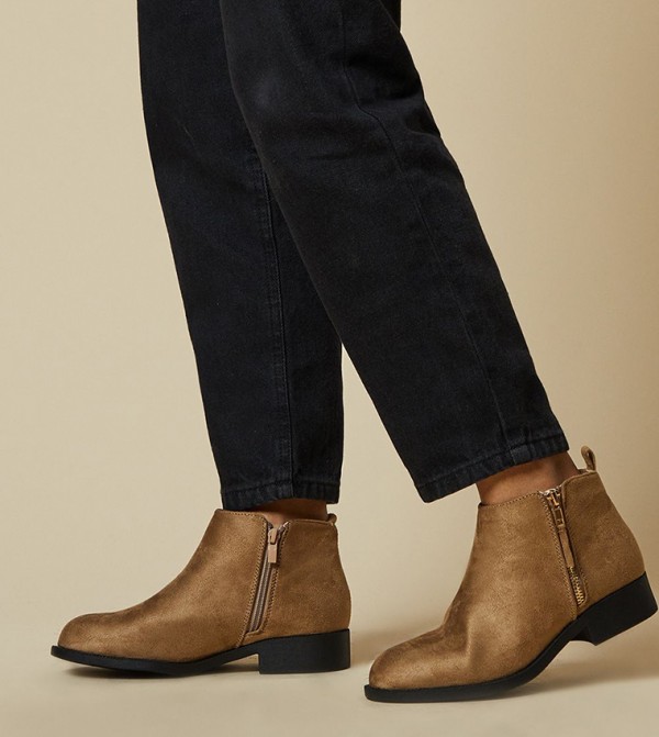 Dorothy Perkins  - Brown Ankle length Boots