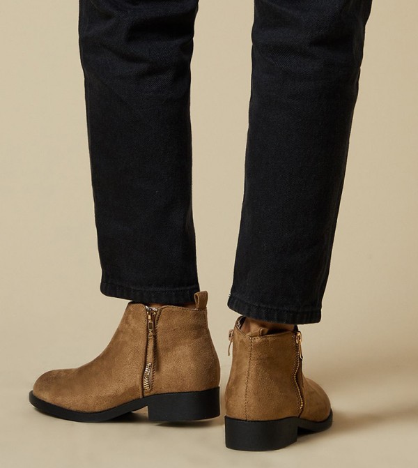Dorothy Perkins  - Brown Ankle length Boots