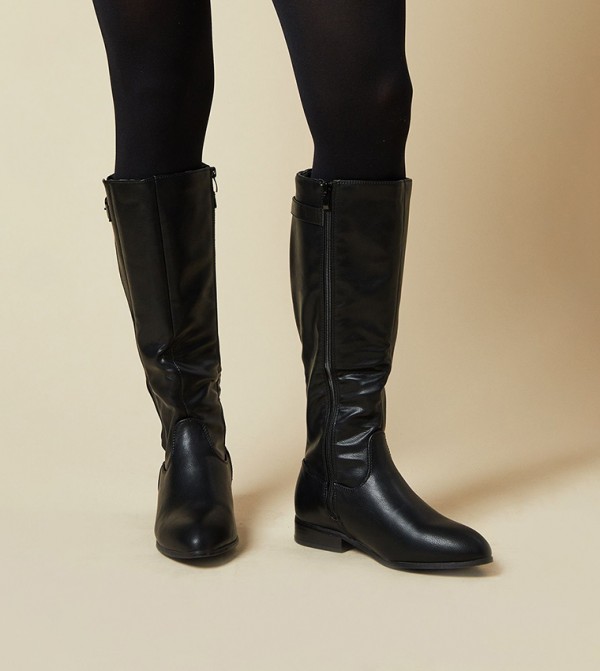 دوروثي بيركينز - اوتليت  بوت كالف - أسود Mid Calf Boots